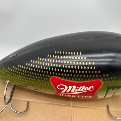 Oversized Miller High Life Fishing Lure Display – Beer Advertising / Man Cave Decor
