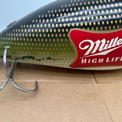 Oversized Miller High Life Fishing Lure Display – Beer Advertising / Man Cave Decor