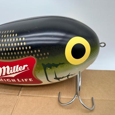 Oversized Miller High Life Fishing Lure Display – Beer Advertising / Man Cave Decor