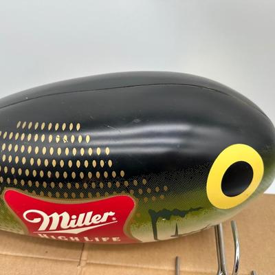 Oversized Miller High Life Fishing Lure Display – Beer Advertising / Man Cave Decor