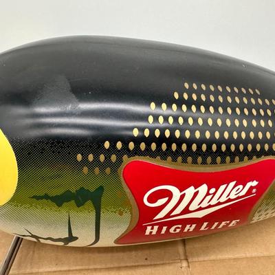 Oversized Miller High Life Fishing Lure Display – Beer Advertising / Man Cave Decor