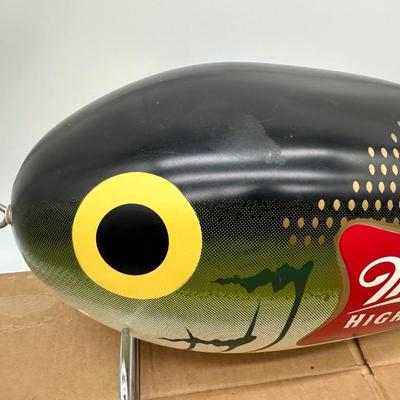 Oversized Miller High Life Fishing Lure Display – Beer Advertising / Man Cave Decor