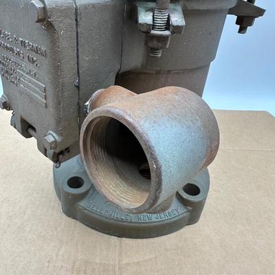 Vintage Wallace & Tiernan Red Obstruction / Aviation / Marine Beacon Light – Industrial Cast Iron