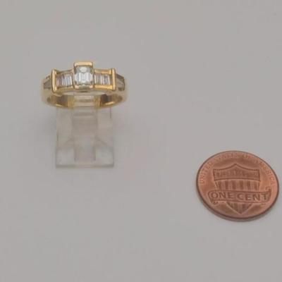 Sale Photo Thumbnail #2: 18 k Gold Natural Diamond 2.4 CTW