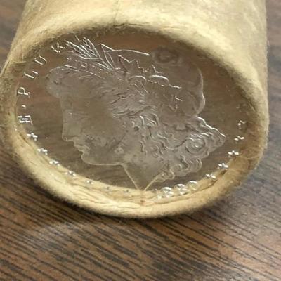 Sale Photo Thumbnail #22: 20 Uncirculated Morgan 90 % Silver Dollars