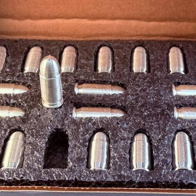 Sale Photo Thumbnail #29: Box of 20 1 oz 999 silver bullets