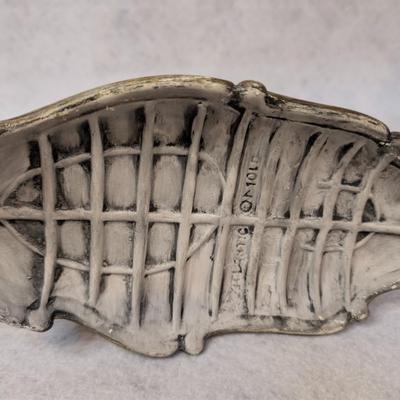 Sale Photo Thumbnail #367: 4 pc shoe decor lot 
contains 3 Peggy Abrams Victorian Shoe Prints 
3 framed shoe prints
1 shoe shaped vase