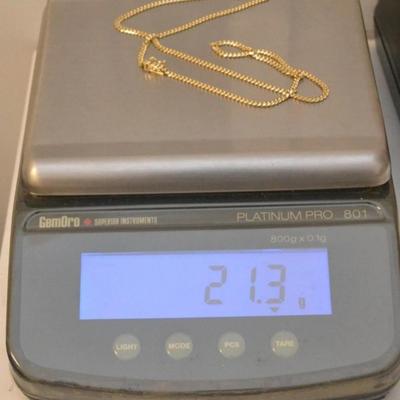 Sale Photo Thumbnail #34: 14 k gold chain