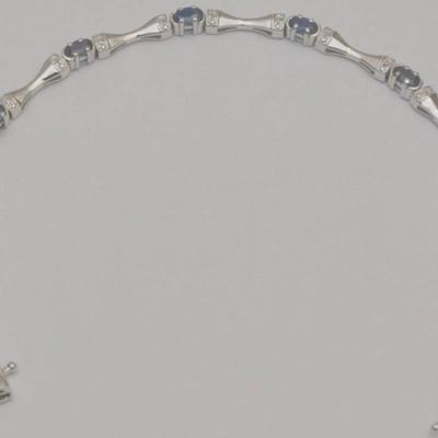 Sale Photo Thumbnail #38: White gold Bracelet 7 in