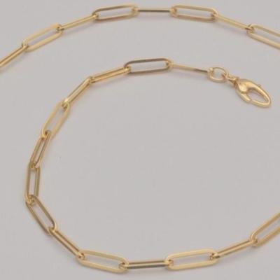 Sale Photo Thumbnail #42: Gold Necklace 18 in