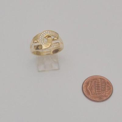 Sale Photo Thumbnail #49: 14 k gold diamind ring