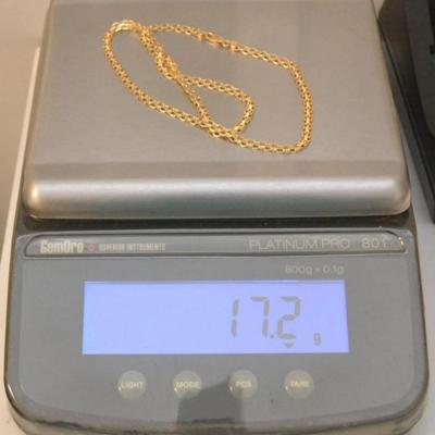 Sale Photo Thumbnail #73: Gold necklace