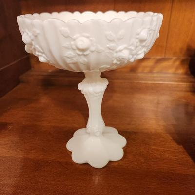 Milk glass chalice