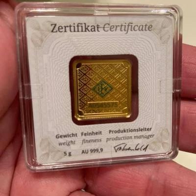 Sale Photo Thumbnail #136: 5 g gold