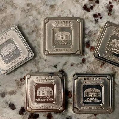 Sale Photo Thumbnail #137: Silver bars