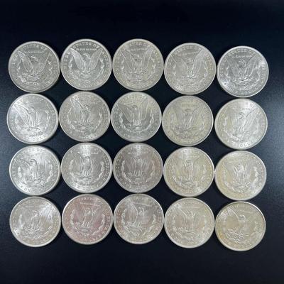 Sale Photo Thumbnail #139: Uncirculated 90 % silver US morgan Dollars