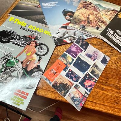 Lot 370 Harley magazines