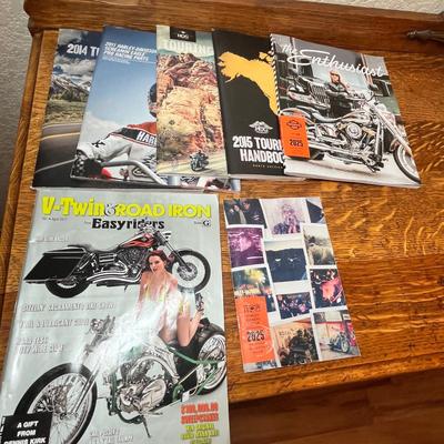 Lot 370 Harley magazines