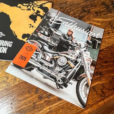 Lot 370 Harley magazines