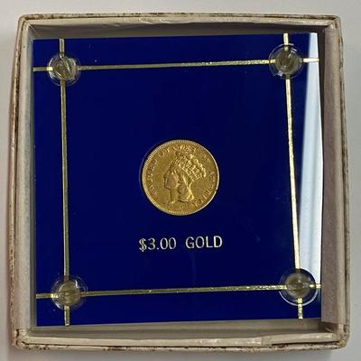 Sale Photo Thumbnail #150: 3 $ gold coin