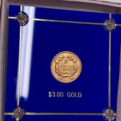 Sale Photo Thumbnail #152: 3 $ gold coin