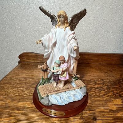 Lot 376 Guardian Angel figure