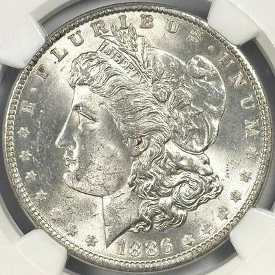 Sale Photo Thumbnail #160: Morgan silver dollar