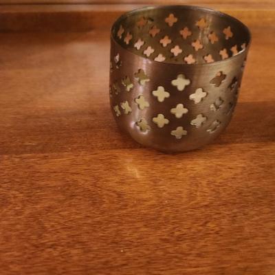 Brass candle holder