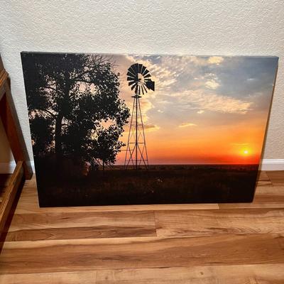 Lot 385 Canvas print windmill