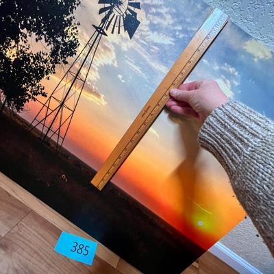 Lot 385 Canvas print windmill