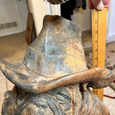 Lot 387 Cast Iron Cowboy Bull Dog