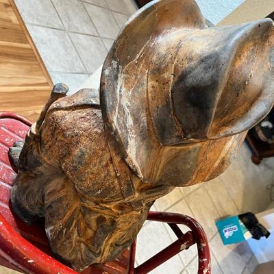 Lot 387 Cast Iron Cowboy Bull Dog