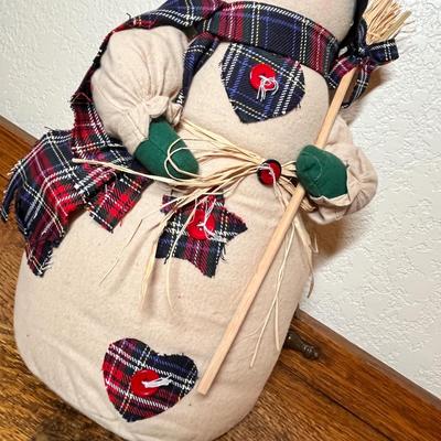 Lot 393 Tall Cloth Snowman