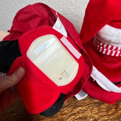 Lot 394 Plush Mr & Mrs Claus