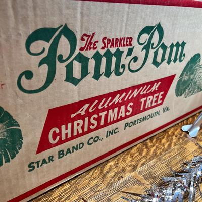 Lot 396 Pom Pom Aluminum Tree