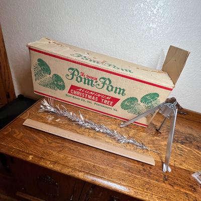 Lot 396 Pom Pom Aluminum Tree