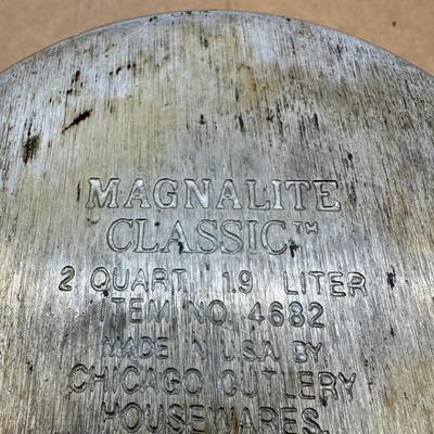 Vintage Magnalite Classic 2-Quart Aluminum Saucepan – Chicago Cutlery Housewares