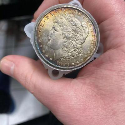 Sale Photo Thumbnail #212: Morgan silver dollars