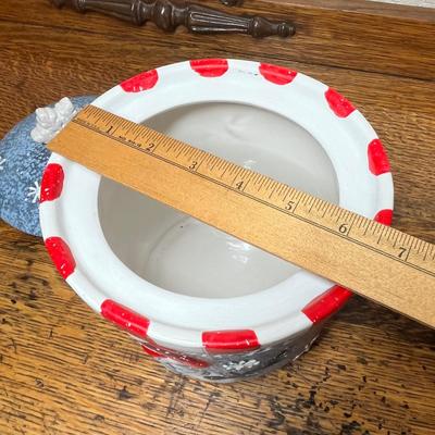 Lot 407 Cookie Jar Snowman