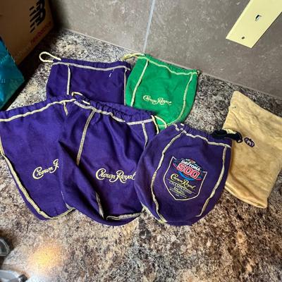 Lot 428 Crown Royal bags