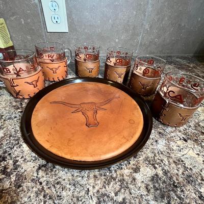 Lot 435 Western Old fashions w/ tray