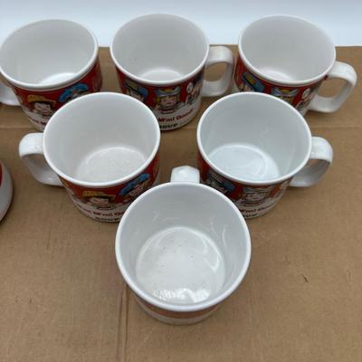Vintage Campbell’s Soup Mug Set (8) – “M’m! M’m! Good!” & Tomato Soup