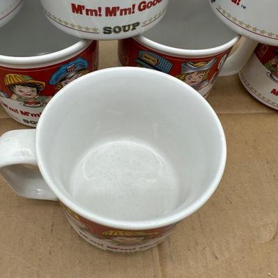 Vintage Campbell’s Soup Mug Set (8) – “M’m! M’m! Good!” & Tomato Soup