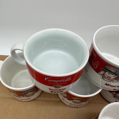 Vintage Campbell’s Soup Mug Set (8) – “M’m! M’m! Good!” & Tomato Soup