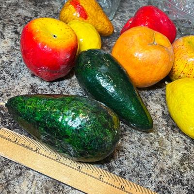 Lot 445 Wexford glass w/ fruit