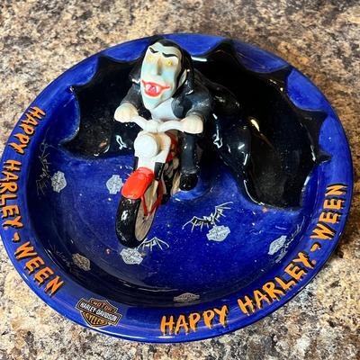 Lot 455 Harley Davidson trick or treat bowl