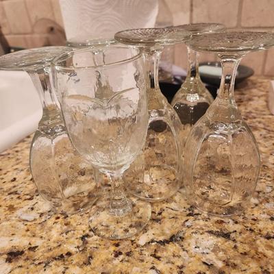 Crystal glass chalices