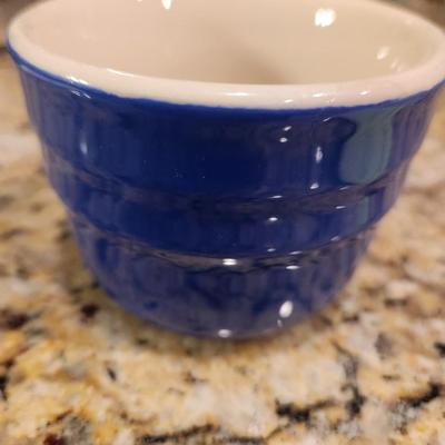 Blue & beige cup