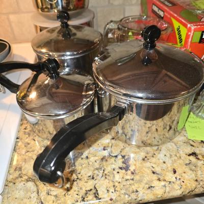 Farberware stainless steel pots