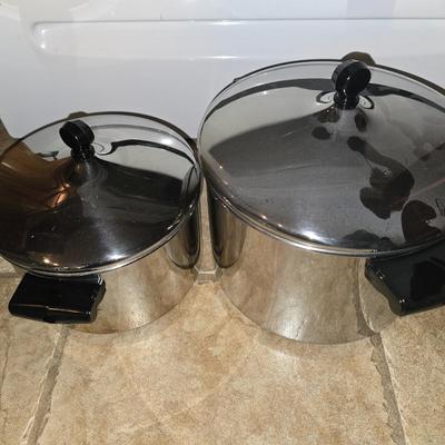 Farberware stainless steel pots